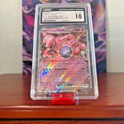CGC 10 GEM MINT Team Rockets Mewtwo ex 205 Black Star Promo Pokemon Card - Image 1