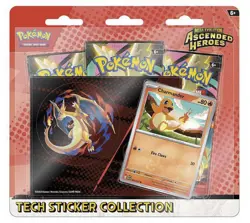 Pokemon Ascended Heroes Tech Sticker Collection (2 Pack) SET (Gastly/Charmander) - Image 2