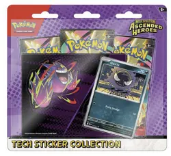 Pokemon Ascended Heroes Tech Sticker Collection (2 Pack) SET (Gastly/Charmander) - Image 3