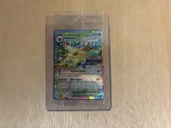 Pokemon TCG Leafeon EX 006/131 STAMPED PROMO Card Prismatic Evolutions SEALED - Image 1