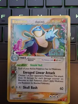Pokemon Cards: Blastoise (Delta Species) 2/100 Crystal Guardians Holo MP - Image 1
