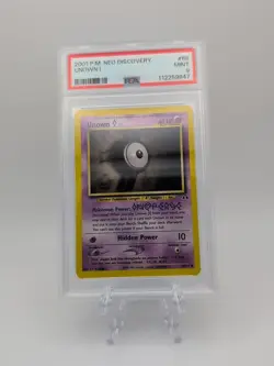 2001 Pokemon Neo Discovery PSA 9 UNOWN I Non Holo #68 Low POP - Image 1