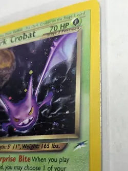 Pokemon Dark Crobat 2/105 Neo Destiny Unlimited Holo HP SWIRL 🌀 - Image 3