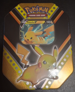 Pokemon TCG: 2020 V Powers Tin: Pikachu V Promo New Factory Sealed - Image 1