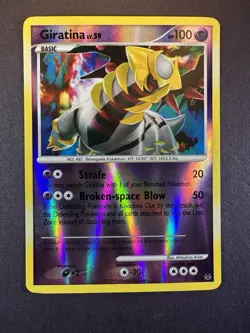 Pokemon TCG Giratina (27) Rare Reverse Holo Platinum 27/127 LP++ Free Shipping - Image 1