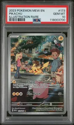 Pokemon Scarlet & Violet 151 Pikachu Illustration Rare #173 PSA 10 Gem Mint - Image 1