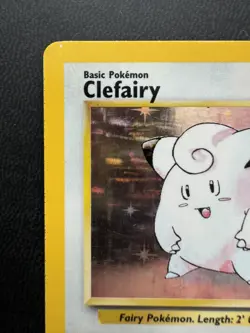 Clefairy 005/102 Base Set Holo Rare Vintage Pokemon TCG WoTC MP Clean Holo - Image 2