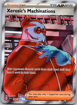 Pokemon Xerosic's Machinations 089/064 Full Art Shrouded Fable Free Shipping! - Image 1