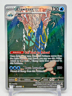 Clawitzer - 141/132 Illustration Rare ME01: Mega Evolution NM Holofoil Pokemon - Image 1
