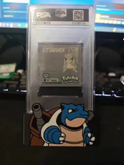 1999 Pokemon Artbox Sticker Series 1 Sandshrew- PSA 9 - Image 2