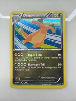 2012 Pokemon TCG Dragonite Dragon Vault 5/20 Holo Cosmos Holo Rare - Image 1
