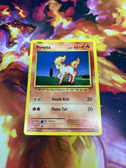 Ponyta 19/108 Evolutions Regular LP-Lightly Played Pokemon TCG - Image 1