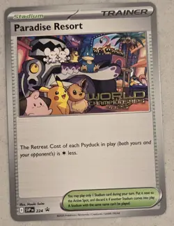 Pokemon World Championship 2025 English Paradise Resort SVP 224 Anaheim Promo 10 - Image 1