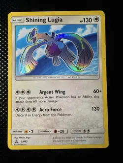 Pokemon TCG Shining Lugia SM82 Holo Rare 2017 Shining Legends Promo - Image 1