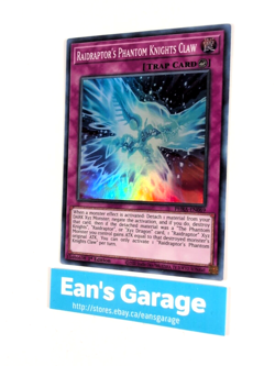 YuGiOh Raidraptor's Phantom Knights Claw 1st Edition PHRA-EN069 Super Rare - MN - Image 3