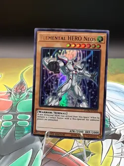 Yu-Gi-Oh! Elemental HERO Neos DUPO-EN102 Ultra Rare Limited Ed NM - Image 2