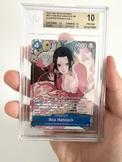 One Piece TCG #ST17-004 Boa Hancock SR/(Illustration Box Vol.1) Pristine BGS 10 - Image 1