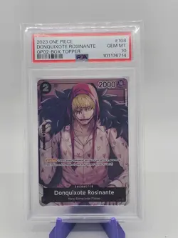 Rosinante Box Topper (English) OP02-108 Paramount War – PSA 10 One Piece TCG - Image 1