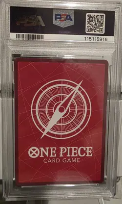 One Piece TCG 2024 Rob Lucci Leader OP07-079 Alternate Art Foil PSA 10 - Image 2