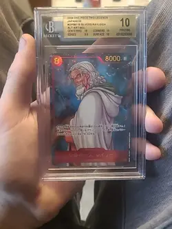One Piece Silvers Rayleigh Alt Art OP08-118 SEC 2024 TCG - Image 1