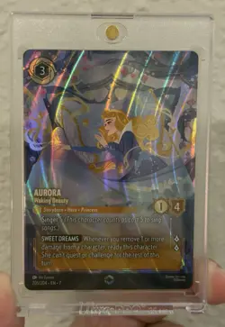 Disney Lorcana TCG Aurora Waking Beauty (Enchanted) 205/204 - Image 1