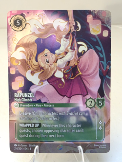 Lorcana TCG Rapunzel High Climber #214 NM (Enchanted) -Reign of Jafar - Image 1