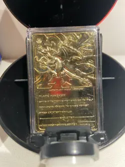 Pokemon 23K Gold Plated Burger King Limited Edition Charizard Trading Card - Image 4
