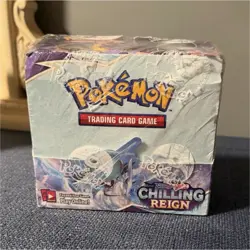 Pokemon TCG Sword & Shield Chilling Reign Booster Box English Over 190 Cards - Image 1