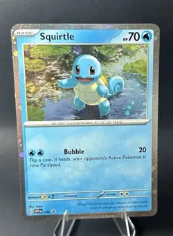 Squirtle Cosmos Holo 048 Sv: Scarlet & Violet Promo Cards Holo POKEMON TCG [LP] - Image 3