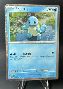Squirtle Cosmos Holo 048 Sv: Scarlet & Violet Promo Cards Holo POKEMON TCG [LP] - Image 4