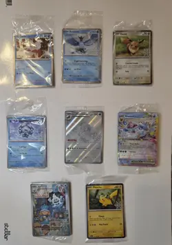 2025 Pokemon Christmas Calender Stamped Promo Card Set (8) **SEALED** - Image 1