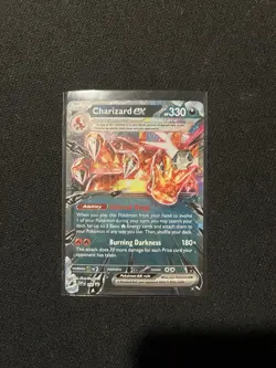 Pokemon Charizard EX Promo Card 196 SV Scarlet & Violet cards Promo - Image 1