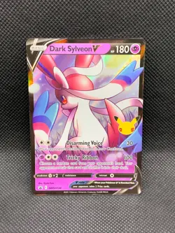 Pokemon TCG Dark Sylveon v SWSH134 Black Star Promo Card Celebrations - Image 1