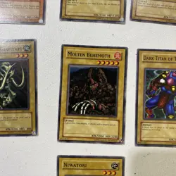 1996 Vintage Yu Gi Oh Card Lot Of 7 Vintage 1st Edition Ungraded Mixed - Image 2