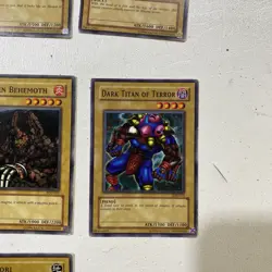 1996 Vintage Yu Gi Oh Card Lot Of 7 Vintage 1st Edition Ungraded Mixed - Image 3