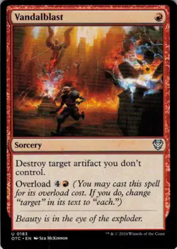 MTG Vandalblast (183) | NM | Commander: Outlaws of Thunder Junction {OTC} - Image 1