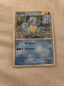 Pokemon Squirtle TCG HSUnleashed Card 63/95 Regular Common - Image 1