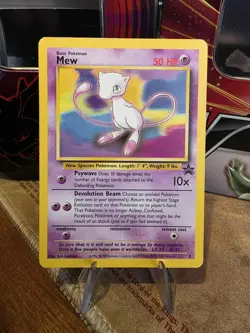 Mew #8 Black Star Promo Non Holo Pokemon Card - Image 1
