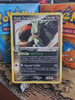 Pokemon TCG Dark Tyranitar EX Team Rocket Returns 20/109 - Image 1