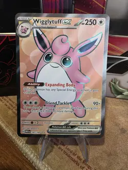 Pokemon Card Wigglytuff 187/165 Ultra Rare Pokemon 151 Near Mint - Image 1