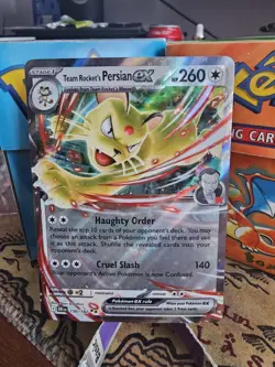Pokemon - Team Rocket's Persian ex - 150/182 - SV Destined Rivals - Half Art - Image 1