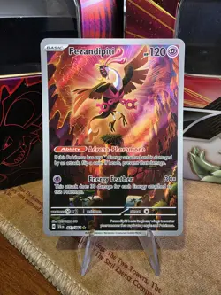 Fezandipiti 073/064 Shrouded Fable Illustration Rare Pokemon Card - Image 1