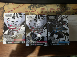 Pokemon Black Bolt & White Flare Booster Bundles 2x White Flare 1x Black Bolt - Image 1
