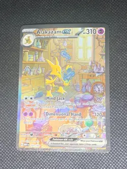 Alakazam ex 201/165 SIR - S&V 151 Pokemon Card - NM [x7 As Discussed] - Image 1