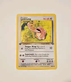 Pokemon Lickitung 38/64 1st Edition Jungle LP - Image 1