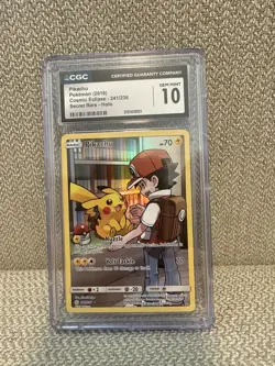 2019 POKEMON COSMIC ECLIPSE SECRET RARE- HOLO #241/236 PIKACHU CGC 10 GEM MINT - Image 1