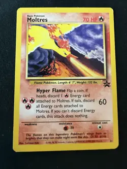 Moltres 21 Black Star Promo Pokemon TCG - Image 1
