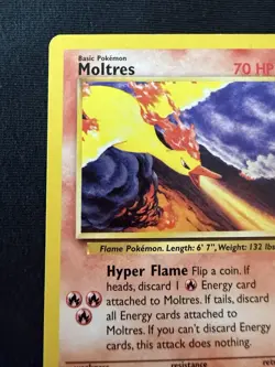 Moltres 21 Black Star Promo Pokemon TCG - Image 2