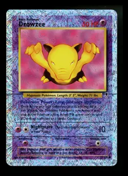 #2 Drowzee 73/110 Legendary Collection 2002 Reverse Holo Pokemon Card TCG - Image 1