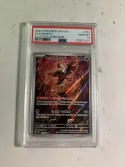 Pokemon Fezandipiti Sv: Shrouded Fable Illustration Rare Holo 073/064 PSA 10 - Image 1